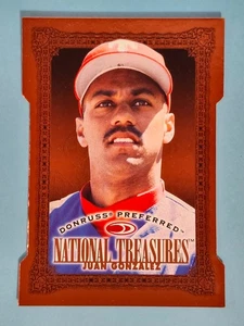 1997 Donruss Preferred National Treasures CUT TO THE CHASE Juan González #173 ⚾ - Picture 1 of 2