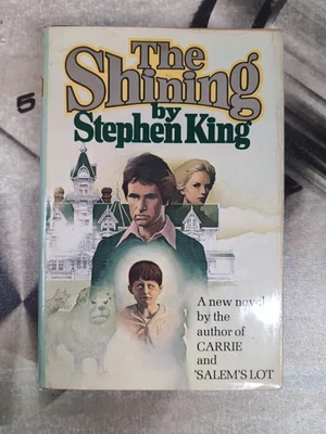 Stephen King The Shining 1977 Book Club Edition Hardcover Doubleday DJ Novel - Image 1 of 4