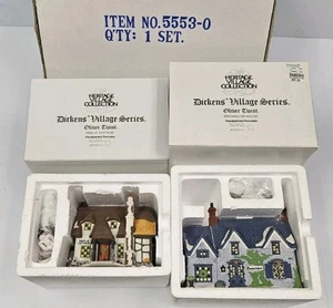 NEU! Dept 56 Dickens Village Oliver Twist Brownlow House + Maylie Cottage 55530 - Bild 1 von 15