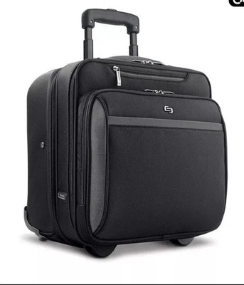 Solo New York Westside Rolling Overnight Laptop Bag Slim Compact - Image 1 of 4