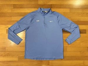 Nuevo Top para Correr L Nike Flash Dri-Fit Repel Element 1/4 Cremallera Azul FB8556-450 Hombres - Imagen 1 de 22