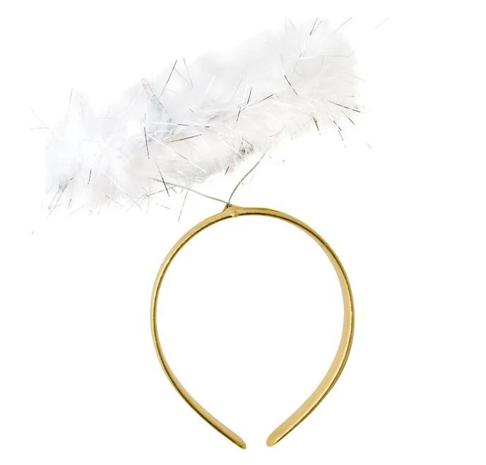 Angel Marabou Halo - Light Up - Costume Accessory - One Size - Image 1 of 1