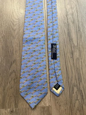 Vintage Polo Ralph Lauren Striped Rowing Boating Tie — 第 1/2 张图片