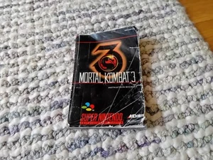 Mortal Kombat 3 Super Nintendo SNES Anleitung PAL - Bild 1 von 2