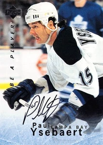 1995-96 Be A Player Autographs #S139 Paul Ysebaert - Picture 1 of 2