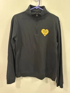 Top Of The World XL Schwarz Gold Pullover Sweatshirt 1/4 Zip Steelers - Bild 1 von 5