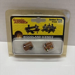 Figuras de tren Woodland Scenics comedor al aire libre N A2214 - Imagen 1 de 7