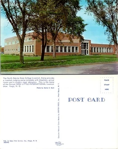 North Dakota State College Vieh Arena Postkarte Fargo ND - Bild 1 von 1
