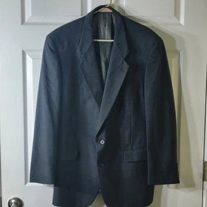 Hart Schaffner Marx Blazer/Sport Coat Mens 40R Gray Two Button Australian Wool - Picture 1 of 12
