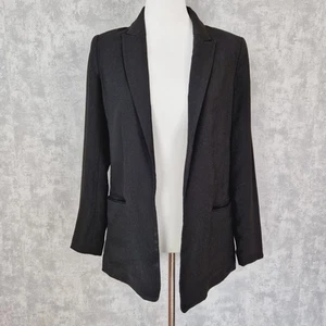 Blazer H&M 36 S Schwarz Lang Longblazer Offen Klassisch Businessblazer - Bild 1 von 10