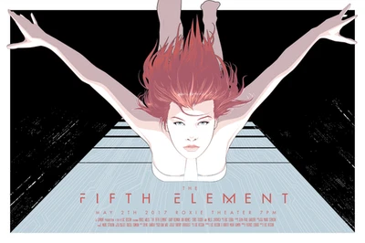 The Fifth Element movie poster by Craig Drake - limited edition print like Mondo - Image 1 of 2