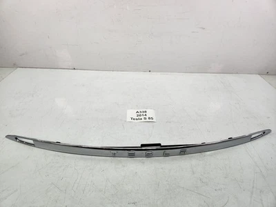 ✅ Tapa trasera del maletero Tesla Model S 2012-2020 OEM puerta levadiza moldura cromada* Foto 1 de 4