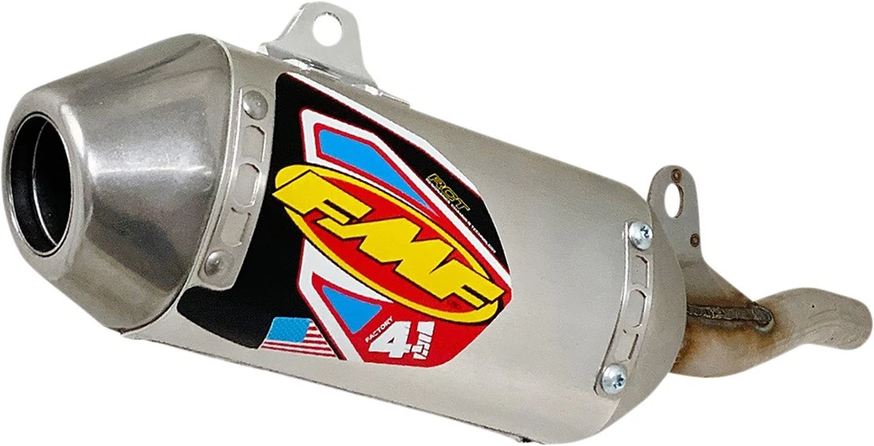 Mini Factory 4.1 Slip On Exhaust Muffler FMF 041592 For 19-25 Honda CRF110F - Image 1 of 2