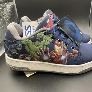 Heelys Marvel Avengers Design (Blue) Wheeled Skate Shoes - Youth Size 3 - NWT - Bild 1 von 6