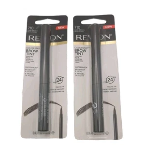 LOT OF 2 Revlon ColorStay Brow Tint 710 DARK BROWN - Picture 1 of 4