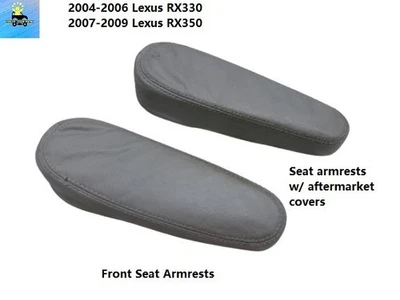 2004 2005 2006 Lexus RX330 Left & Right Front Seat Armrests Armrest OEM - Image 1 of 4