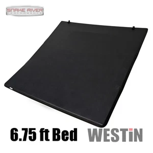 Cubierta Westin Soft Tri-Pold Tonneau para 17-25 Ford F250 F350 Super Duty plataforma de 6,75' - Imagen 1 de 12