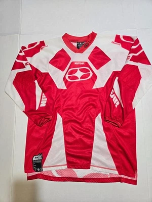 No Fear Elektron Jersey Youth Size XL Red/White Motocross Dirt Bike - Image 1 of 4