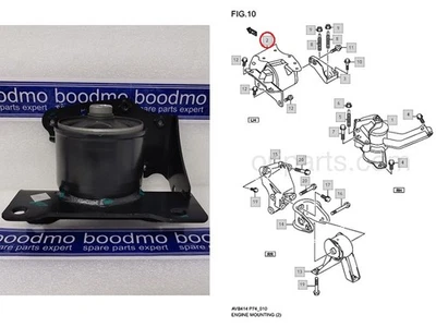 Engine Mounting Left Hand for Suzuki CIAZ on K14B Engine - 11620M79M10 - Image 1 of 3