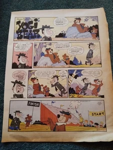 Sk233 Ephemera 60er Jahre Zeitungscomic Yogi Bär D43 - Bild 1 von 1