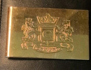 Vintage Gold Tone Calvert Money Clip, The Spirit Of Success Montreal 1976 - Picture 1 of 4