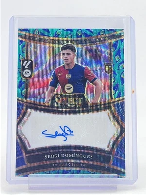 SERGI DOMINGUEZ 2024 SELECT LA LIGA ROOKIE SIGNATURE PEACOCK RC AUTO Q4841 - image 1 of 2