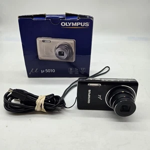 Olympus Stylus 5010  14MP Digital Camera 5x Optical Zoom W/ Charger & Box - Bild 1 von 12