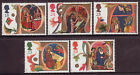 GB UK 1991 Christmas Illuminated Letters MNH MUH Set SG1582-1586