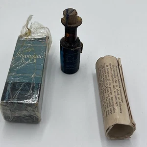 Anfang 1900 Bischoff Styptysat Hämostatikflasche mit etwas Inhalt RAR - Bild 1 von 5