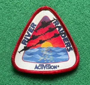 ~ Atari Videospiel Vintage 80er Activision Award Patch - River Raiders ~ - Bild 1 von 2