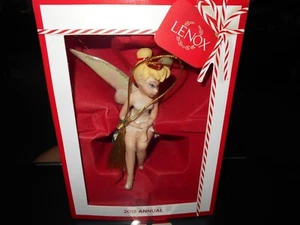 Lenox Disney 2018 Snowflake Tinkerbell Figurine Ornament Fairy Pixie Cute - Picture 1 of 1