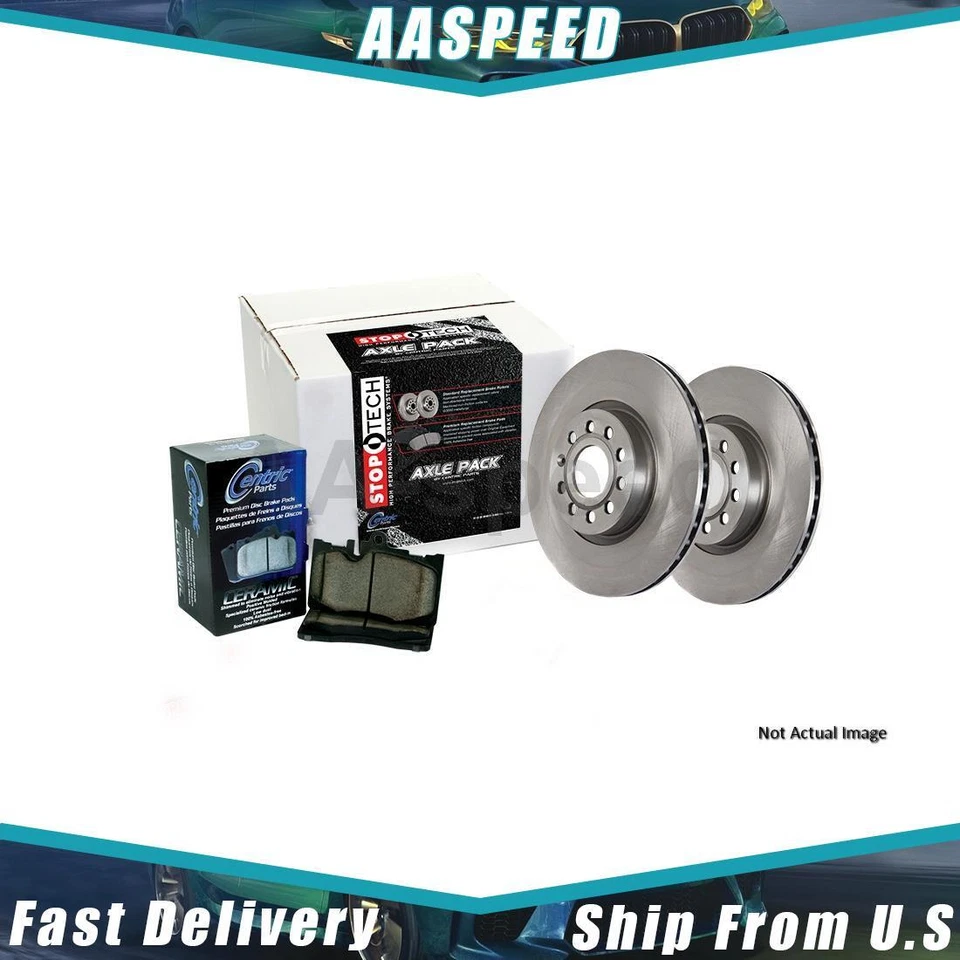 Pastillas de freno traseras y rotores para Chevrolet Equinox 2016 2015 2014 2013 2012 2011 Foto 1 de 1