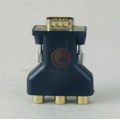 Adaptador de video de 15 pines estilo D-sub HD YUV YPbPr componente RCA 1 PIEZA - Imagen 1 de 3