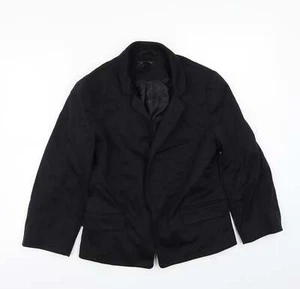 Newlook Womens Black 100% Polyester Jacket Blazer Size 12 - Picture 1 of 12