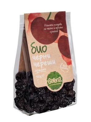 2 包有机保加利亚干黑樱桃生物健康水果 - 2x100 克 — 第 1/4 张图片