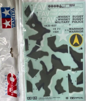 Tamiya RC Sticker Decal Set for 1:10 Fast Attack: 58496 # 1420495 - Image 1 of 2