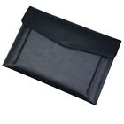 Leather A4 File Folder Large Capacity Business Briefcase Document Bag