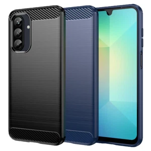 TPU carbon case for Samsung Galaxy A26 fiber skin brushed protective cover brushed - Picture 1 of 14