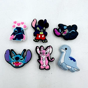 Lilo & Stitch Croc Shoe Charms Jibbitz 6pc Set - Picture 1 of 2
