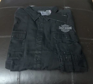 NWT Harley-Davidson Sturgis Bar&Shield Blowout Woven Shirt Big&Tall Size 5XL DC1 - Picture 1 of 12