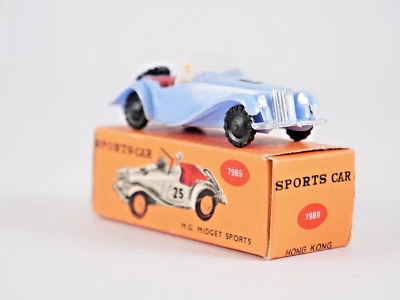AUTO SPORT HONG KONG N°7989 MG Midget Sport#5 Nuovo Raro Copia Dinky 1/43 - Immagine 1 di 4