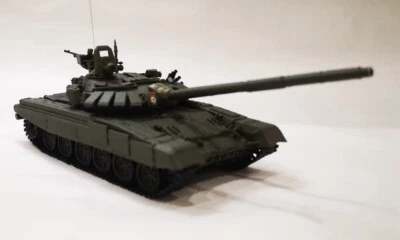 T-72BA Soviet Russian/USSR Tank 1/43 Handmade by SPBM - Image 1 of 4