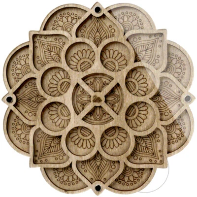 Big Flower Beads Organizer with clear lid * FREE SHIPPING beading organizer bowl - Image 1 of 4