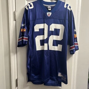 Emmitt Smith Rare Arizona Cardinals Blue Alternate Jersey L Large Reebok Cowboys - Picture 1 of 22