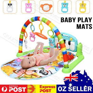 Baby Infant Play Mats Rack Gym Musical Toys Activity Floor Kids Music Piano VIC - Picture 1 of 11