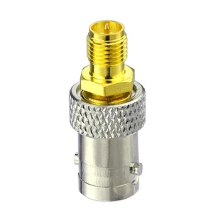 Adapter BNC Buchse auf RP.SMA Stecker RF Stecker für Oszilloskop Radio SDI AP GPS - Bild 1 von 3