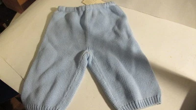 Pantalones de punto para bebé de Nordstrom Baby. Azul bebé. Algodón. Nuevo. Foto 1 de 2