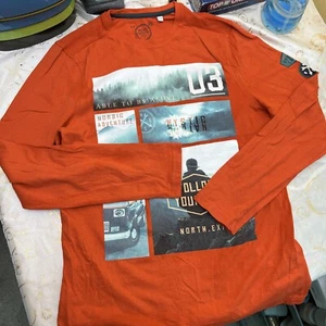 Skate Nation Jungen Shirt Langarm Gr. 170 176 Orange Baumwolle - Bild 1 von 18