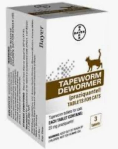Elanco Tapeworm Dewormer Cat 3 Ct May/2025 Sealed - Picture 1 of 1