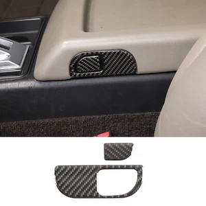 Carbon Fiber Armrest Switch Button Frame Trim Accessories For Hummer H2 2003-07 - Picture 1 of 11